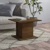 Image de Table Basse Chêne Marron 55,5x55,5x40 Cm Bois D'ingénierie Vidaxl