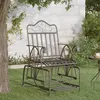 Image de Banc Coulissant 61 Cm Noir Acier Vidaxl