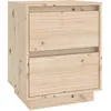 Image de Table De Chevet 40x35x50 Cm Bois De Pin Solide Vidaxl