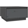 Image de Table Basse Gris 55x56x32 Cm Bois Massif De Pin Vidaxl