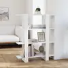 Image de Bibliothèque/séparateur De Pièce Blanc Brillant 100x30x123,5 Cm Vidaxl