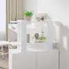 Image de Bibliothèque/séparateur De Pièce Blanc 80x30x51 Cm Vidaxl