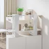 Image de vidaXL Bibliothèque/Séparateur de pièce Blanc brillant 80x30x51 cm 811598