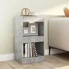 Image de vidaXL Bibliothèque/Séparateur de pièce Gris béton 40x30x72 cm 811605