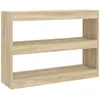 Image de Bibliothèque/séparateur De Pièce Chêne Sonoma 100x30x72 Cm Vidaxl