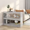 Image de Bibliothèque/séparateur De Pièce Gris Béton 100x30x72 Cm Vidaxl