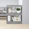 Image de Bibliothèque/séparateur De Pièce Sonoma Gris 60x30x72 Cm Vidaxl