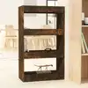 Image de Bibliothèque/séparateur De Pièce Chêne Fumé Bois D'ingénierie Vidaxl