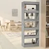 Image de vidaXL Bibliothèque/Séparateur de pièce Sonoma gris Bois dingénierie 813609