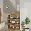 Image de Bibliothèque/séparateur De Pièce Chêne Fumé Bois D'ingénierie Vidaxl