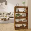 Image de Bibliothèque/séparateur De Pièce Chêne Fumé Bois D'ingénierie Vidaxl