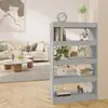 Image de Bibliothèque/séparateur De Pièce Sonoma Gris Bois D'ingénierie Vidaxl