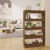 Image de Bibliothèque/séparateur De Pièce Chêne Marron Bois D'ingénierie Vidaxl