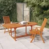 Image de vidaXL Table de jardin 200x100x75 cm Bois deucalyptus solide 316068