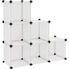 Image de Cubes De Rangement 6 Pcs Transparent Pp Vidaxl