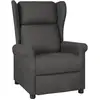 Image de Fauteuil Inclinable Gris Foncé Tissu Vidaxl
