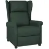 Image de Fauteuil Inclinable Vert Foncé Tissu Vidaxl