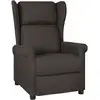 Image de Fauteuil Inclinable Taupe Tissu Vidaxl
