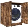 Image de vidaXL Meuble pour Machine à Laver Armoire de Machine à Laver avec Rangement Meuble pour Lave-linge de Salle de Bain 813194
