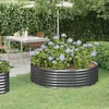 Image de vidaXL Lit surélevé de jardin Acier galvanisé Anthracite 319021