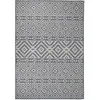 Image de Tapis À Tissage Plat D'extérieur 160x230 Cm Rayures Bleues Vidaxl