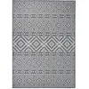 Image de Tapis À Tissage Plat D'extérieur 200x280 Cm Rayures Bleues Vidaxl