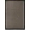 Image de Tapis À Tissage Plat D'extérieur 160x230 Cm Marron Foncé Vidaxl