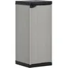 Image de Armoire De Rangement De Jardin 1 Étagère Gris/noir 35x40x85 Cm Vidaxl