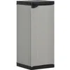 Image de Armoire de rangement - vidaXL - 340982 - Gris/noir - 35x40x85 cm - 1 étagère