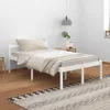 Image de vidaXL Lit pour personne âgée sans matelas 120x200 cm bois pin massif 810610