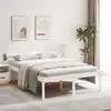 Image de Lit Pour Personne gée Sans Matelas 140x200 Cm Bois Pin Massif Vidaxl