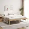 Image de Lit Pour Personne gée 200x200 Cm Bois Massif De Pin Vidaxl