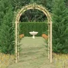 Image de vidaXL Arche 141x97x243 cm Bois de pin massif imprégné