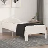 Image de Cadre De Lit Sans Matelas Blanc 75x190 Cm Vidaxl