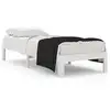 Image de Vidaxl cadre de lit sans matelas blanc 75x190 cm
