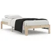 Image de Cadre De Lit Sans Matelas Bois De Pin Massif 90x200 Cm Vidaxl