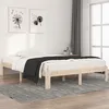 Image de vidaXL Cadre de Lit Sommier à Lattes Lit Double Lit Adulte Cadre à Lattes sur Pied Meuble de Chambre à Coucher 140x200 cm 810365