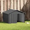 Image de vidaXL Niche pour Chien Chenil avec Toit Cage pour Chien avec Entrée Ouverte Maison pour Chien de Jardin Terrasse 171540