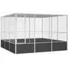 Image de Cage à oiseaux Anthracite 3025x3245x2115 cm Acier galvanisé