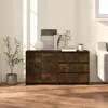 Image de Buffets 2 Pcs Chêne Fumé Bois D'ingénierie Vidaxl