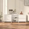 Image de 3098073 vidaXL Buffets 3 pcs Blanc Bois dingénierie