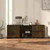Image de Buffets 3 Pcs Chêne Fumé Bois D'ingénierie Vidaxl