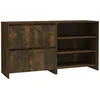 Image de Buffets 2 Pcs Chêne Fumé Bois D'ingénierie Vidaxl