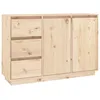 Image de Buffet 111x34x75 Cm Bois Massif De Pin Vidaxl