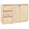 Image de Vidaxl buffet 111x34x75 cm bois massif de pin