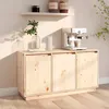 Image de Buffet 111x34x60 Cm Bois Massif De Pin Vidaxl