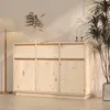 Image de Buffet 111x36x75 Cm Bois Massif De Pin Vidaxl