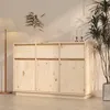 Image de Buffet 110X34X75 Cm Bois Massif De Pin