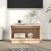 Image de vidaXL Meuble TV 60x35x35 cm Bois de pin massif