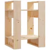 Image de Bibliothèque/séparateur De Pièce 41x35x57 Cm Pin Massif Vidaxl